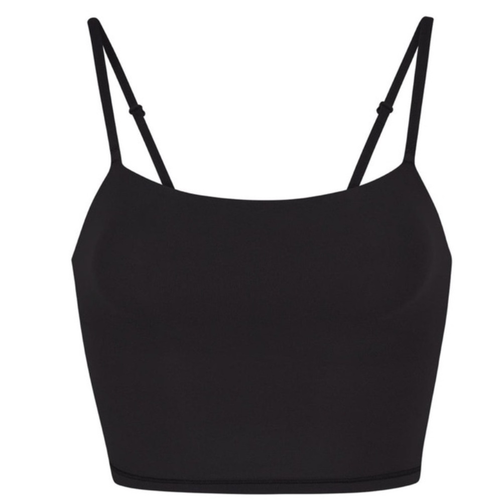 SKIMS Fits Everybody Cropped Cami Onyx - Picture 2 of 5